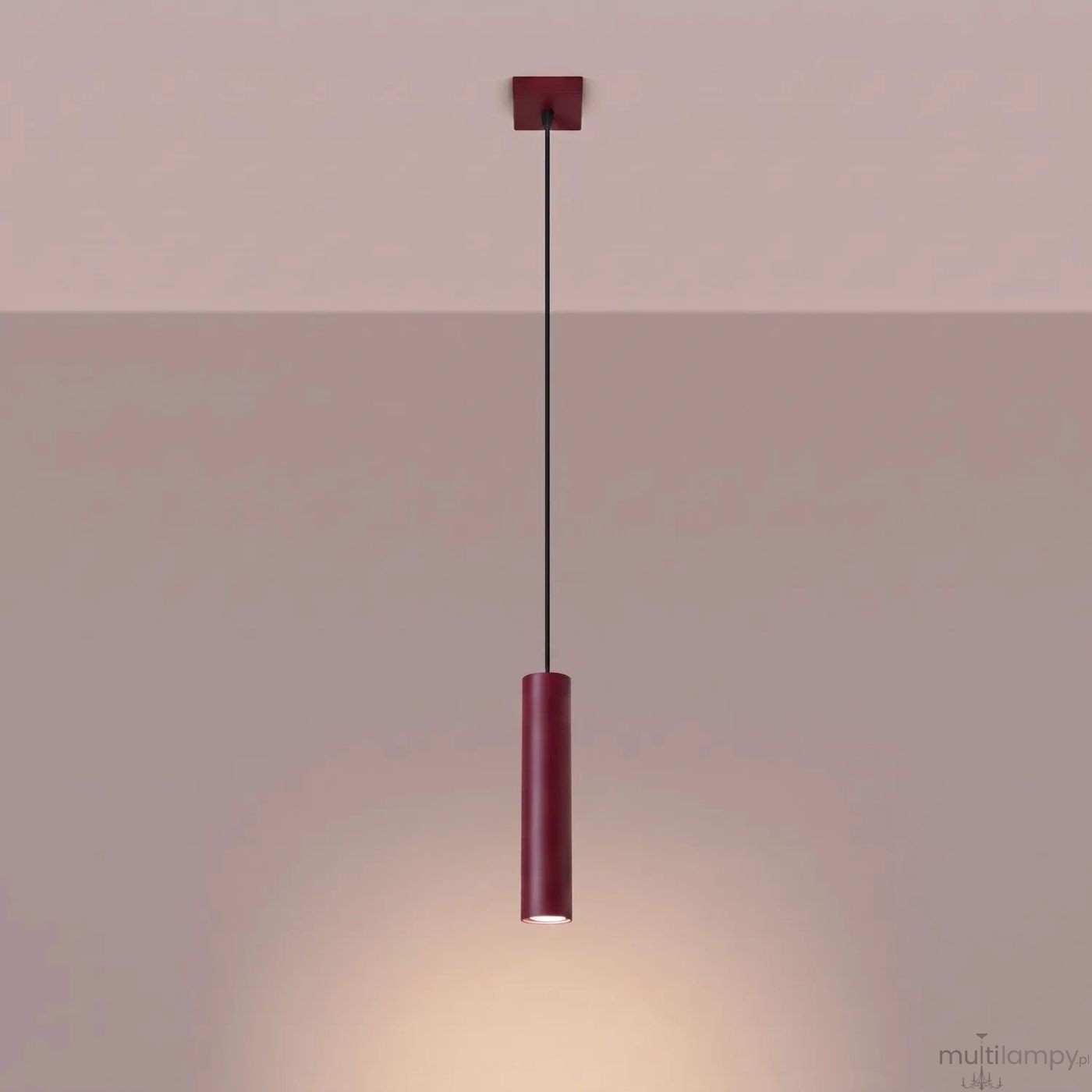 Lagos lampa wisząca GU10 burgund SL.2081