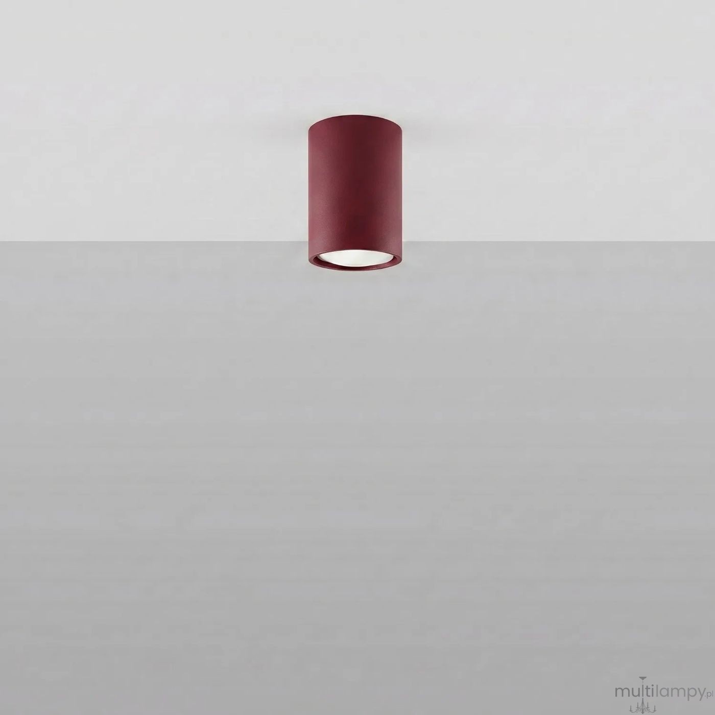 Lagos H10 lampa sufitowa GU10 burgund SL.2069