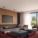 Lagos H10 lampa sufitowa GU10 burgund SL.2069