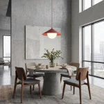 Mono D30 lampa wisząca 1xE14 burgund 1725/1S