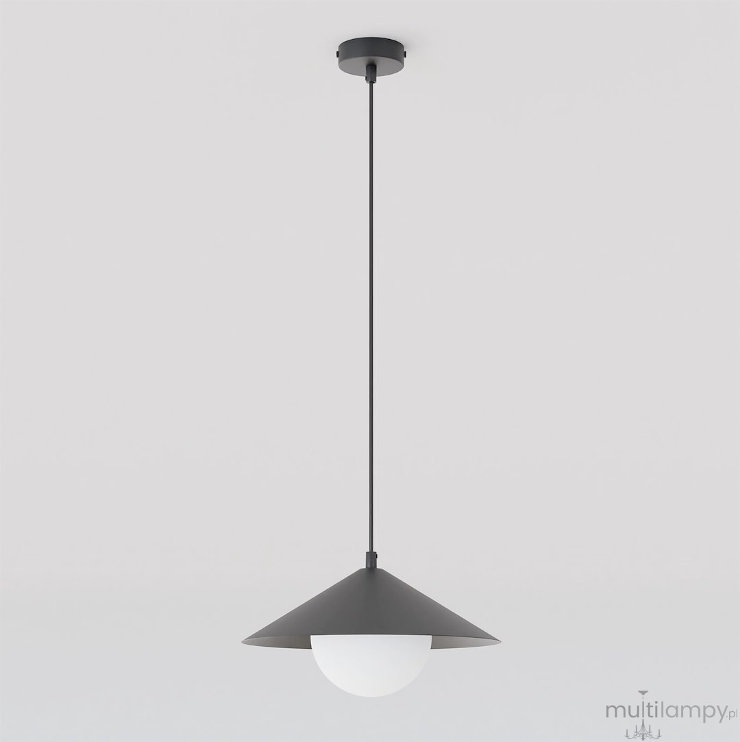 Mono D30 lampa wisząca 1xE14 czarna/biały 1722/1S