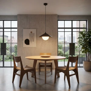 Mono D30 lampa wisząca 1xE14 czarna/biały 1722/1S