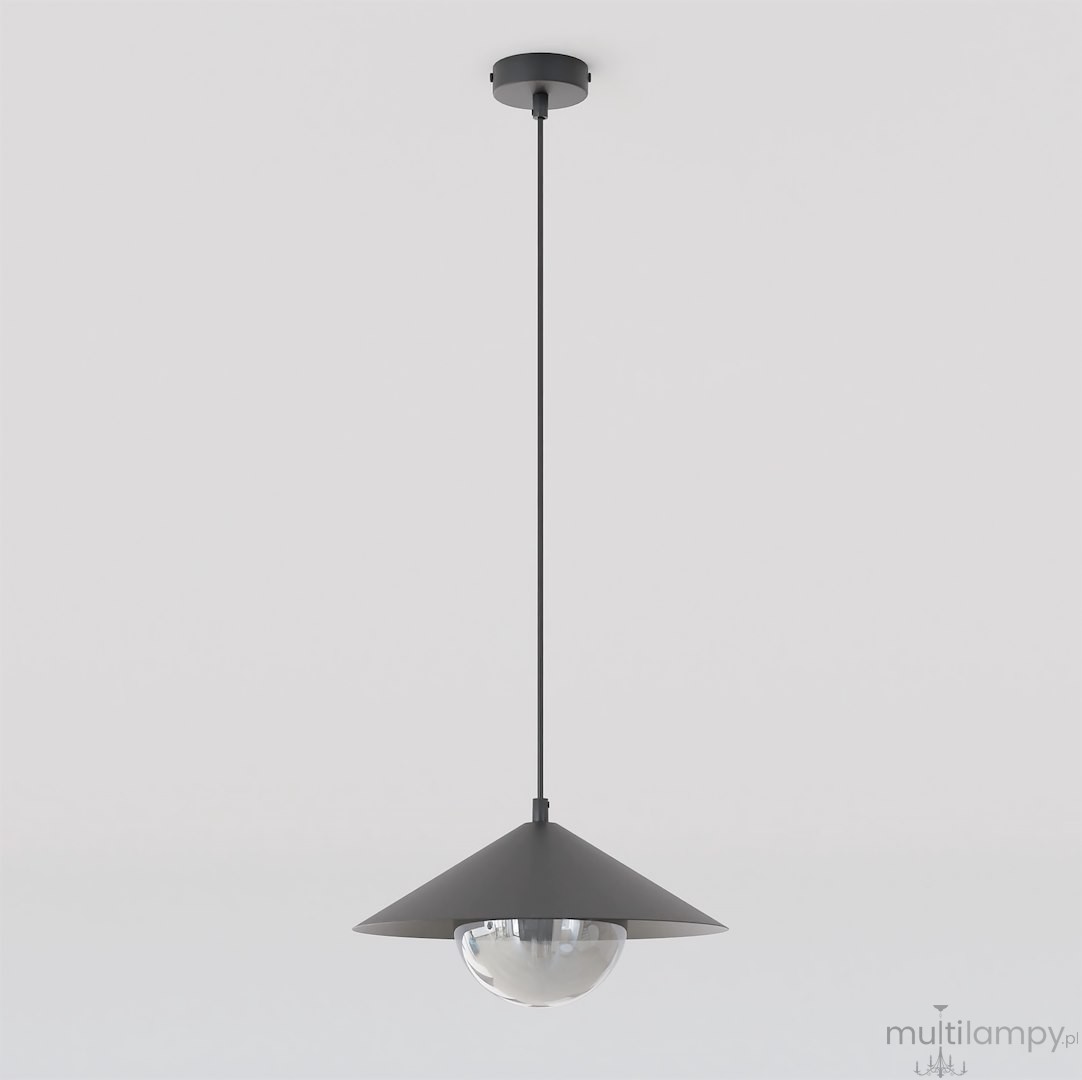 Mono D30 lampa wisząca 1xE14 czarna/grafit 1721/1S