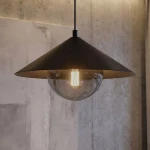 Mono D30 lampa wisząca 1xE14 czarna/grafit 1721/1S