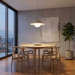 Mono D30 lampa wisząca 1xE14 mokka/biały 1724/1S