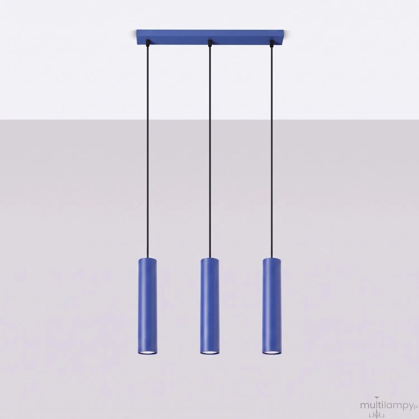 Lagos lampa wisząca 3xGU10 ultramaryna SL.2085