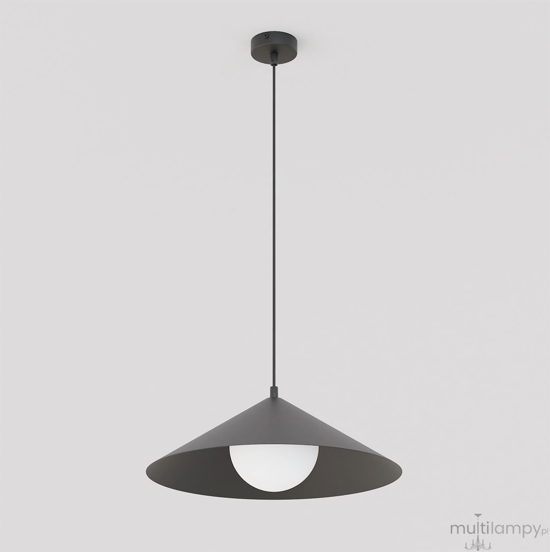 Mono D40 lampa wisząca 1xE14 czarna/biały 1722/1M