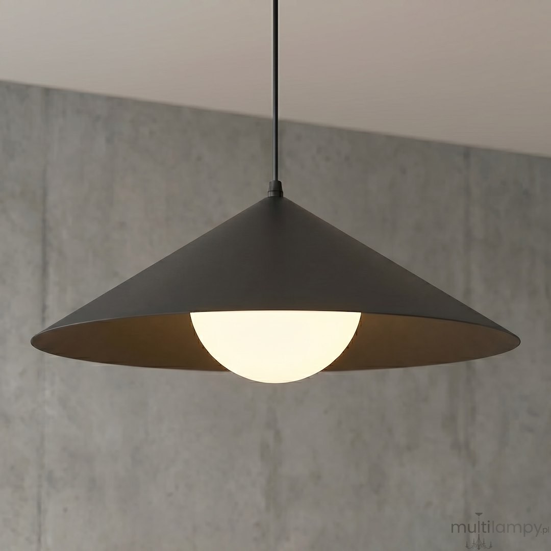 Mono D40 lampa wisząca 1xE14 czarna/biały 1722/1M
