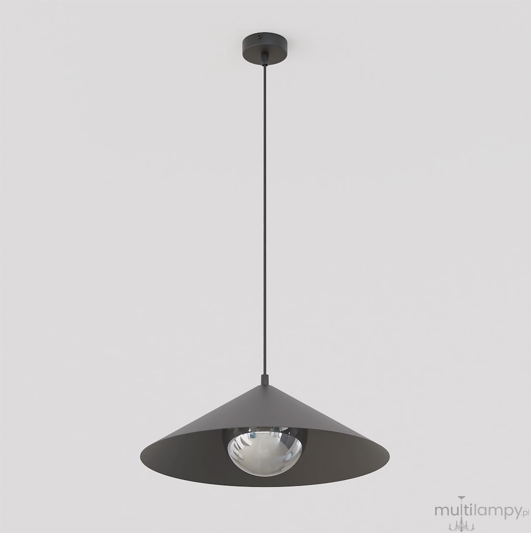 Mono D40 lampa wisząca 1xE14 czarna/grafit 1721/1M