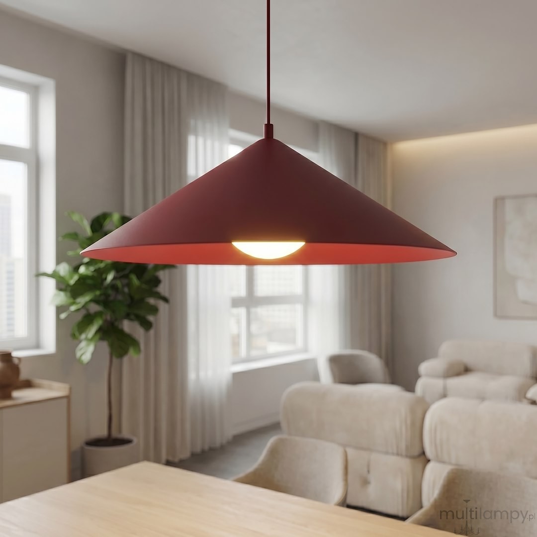 Mono D50 lampa wisząca 1xE14 burgund 1725/1L