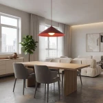 Mono D50 lampa wisząca 1xE14 burgund 1725/1L