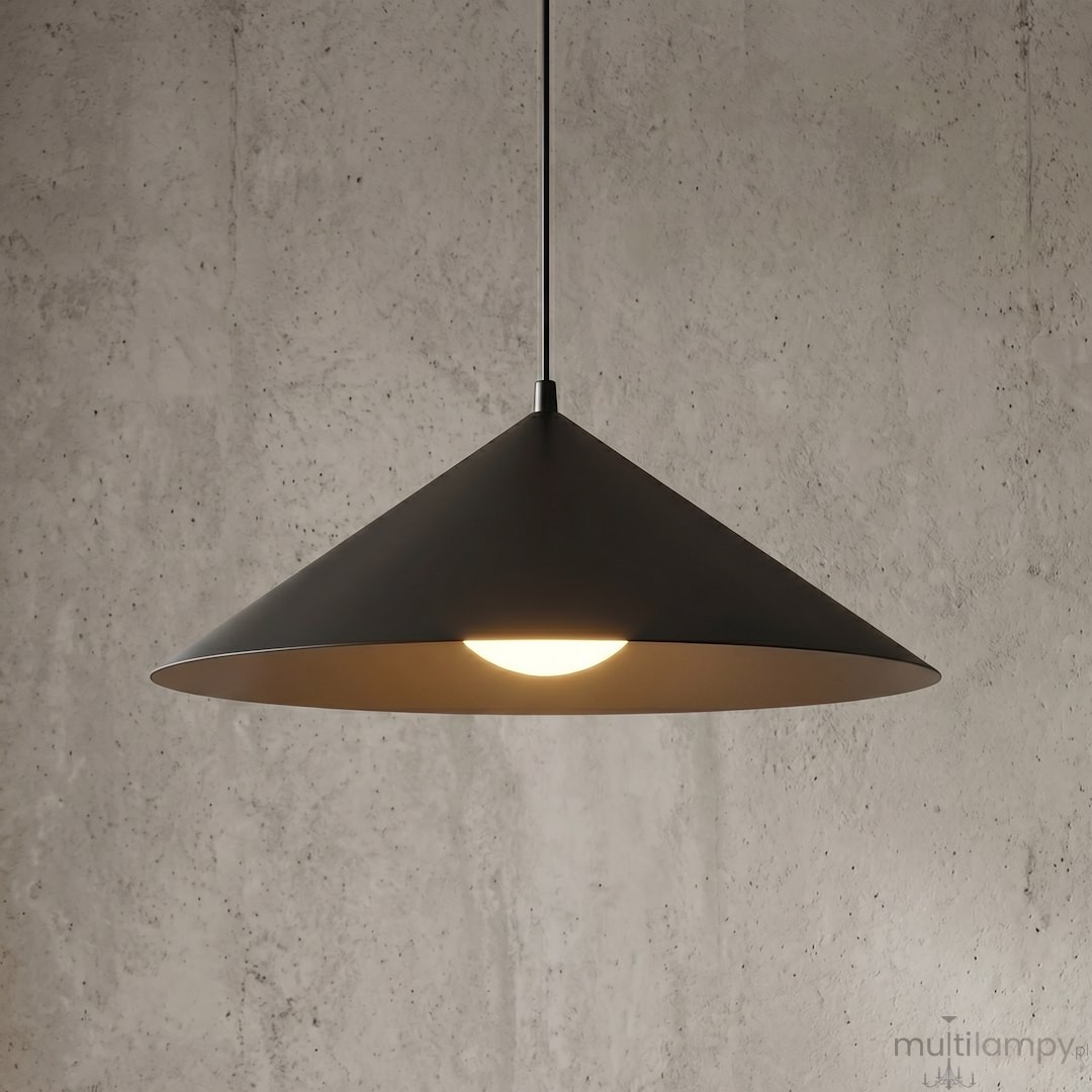 Mono D50 lampa wisząca 1xE14 czarna/biały 1722/1L