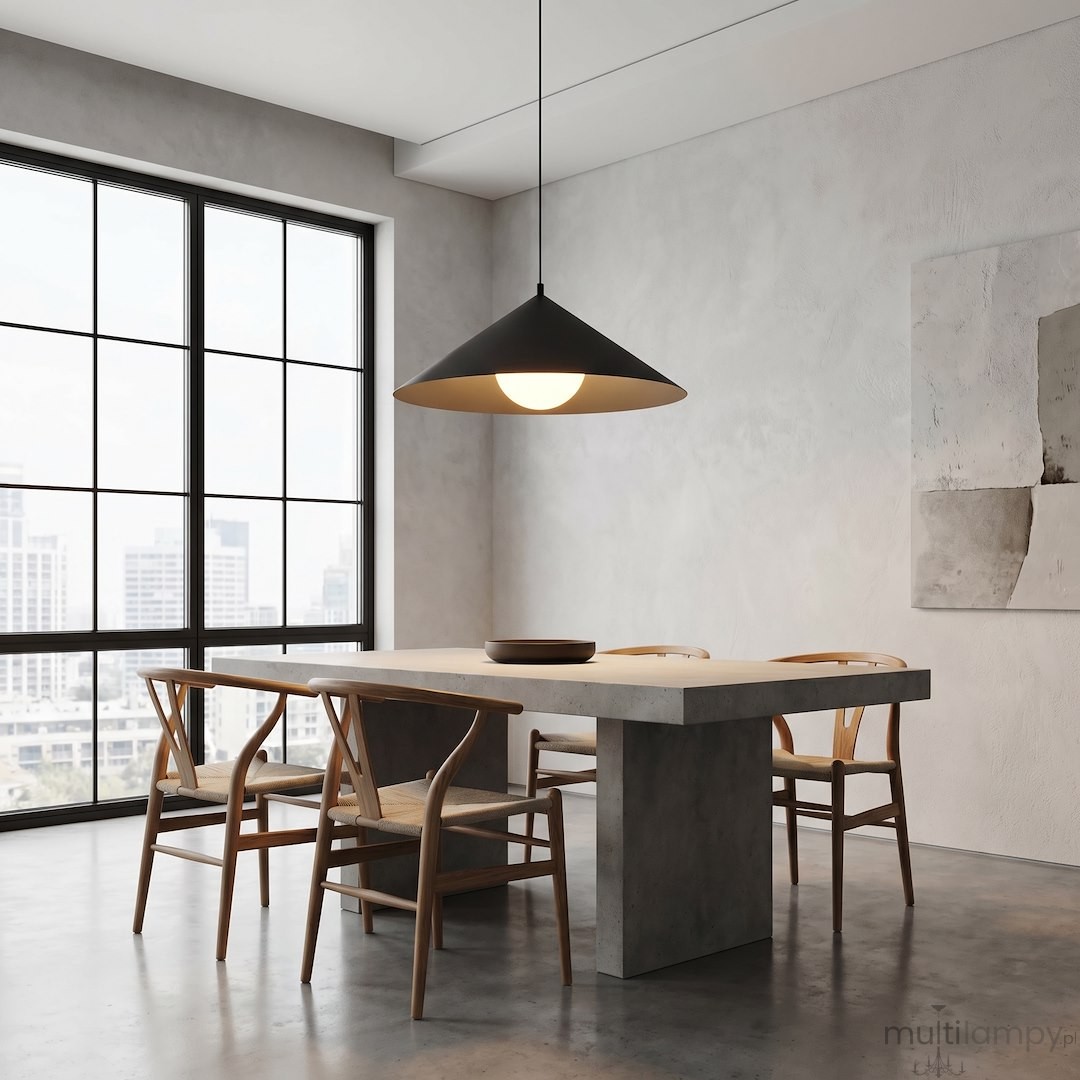 Mono D50 lampa wisząca 1xE14 czarna/biały 1721/1L