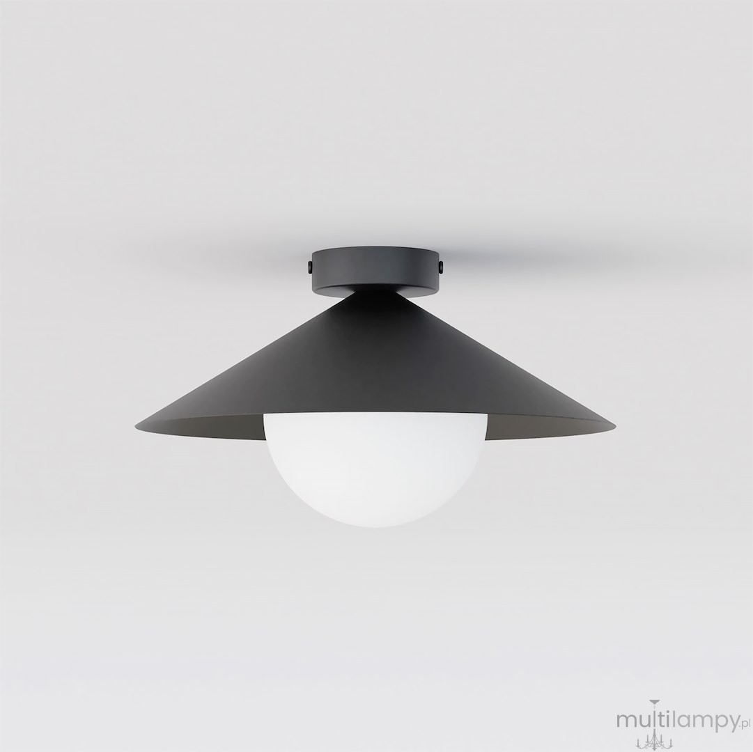 Mono D30 lampa sufitowa 1xE14 czarna/biały 1717/1S