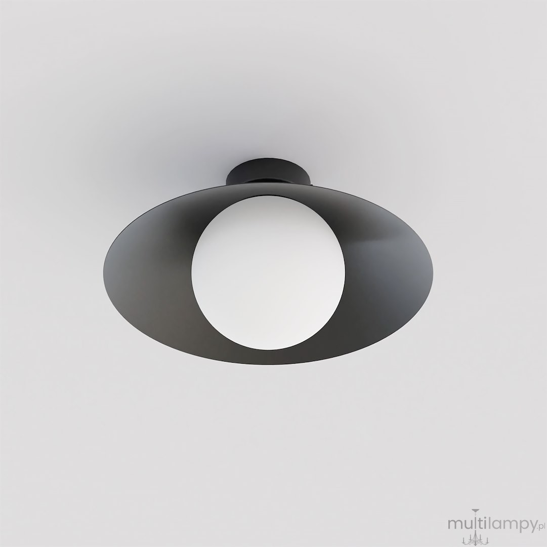Mono D30 lampa sufitowa 1xE14 czarna/biały 1717/1S