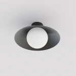 Mono D30 lampa sufitowa 1xE14 czarna/biały 1717/1S