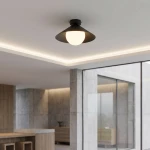 Mono D30 lampa sufitowa 1xE14 czarna/biały 1717/1S
