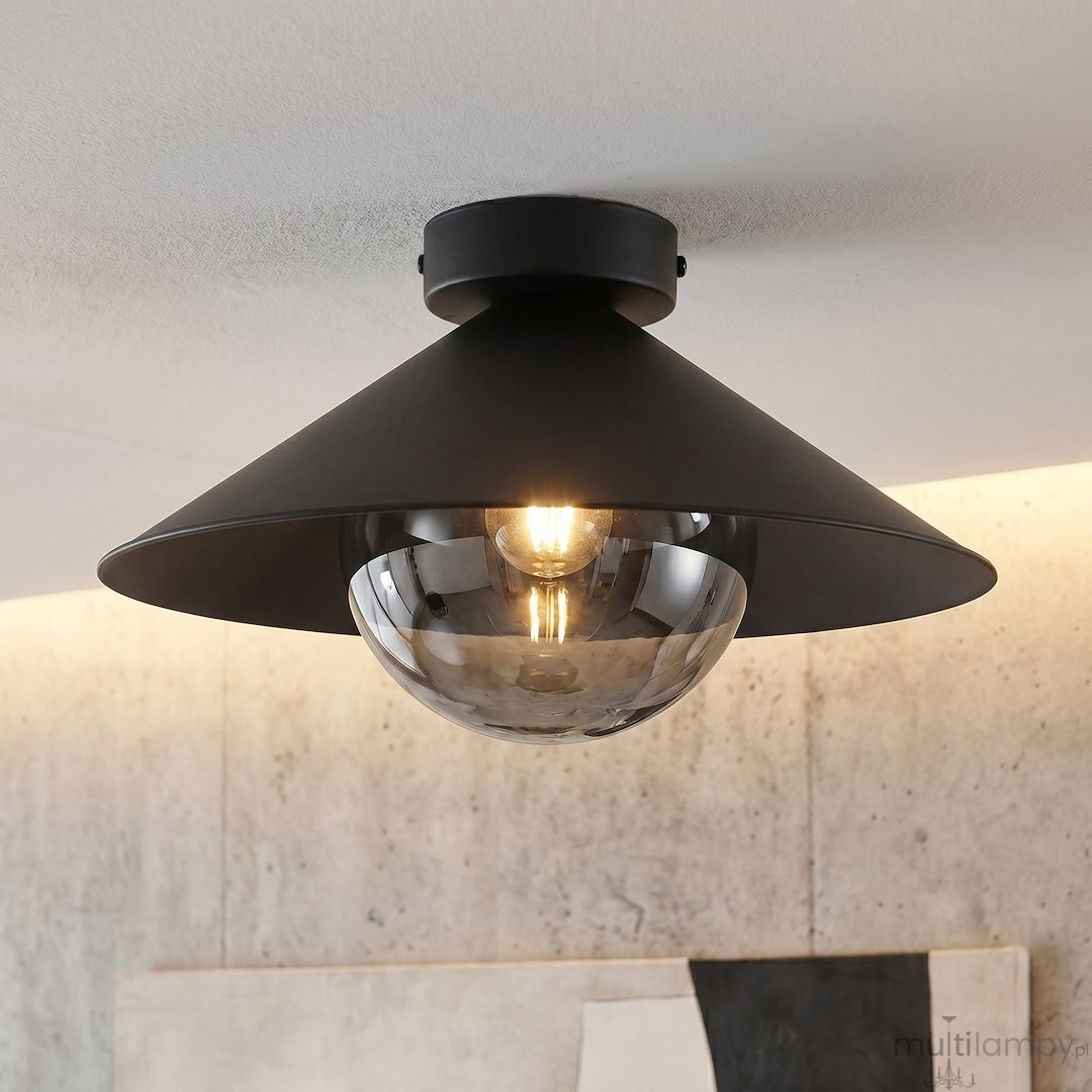 Mono D30 lampa sufitowa 1xE14 czarna/grafit 1716/1S