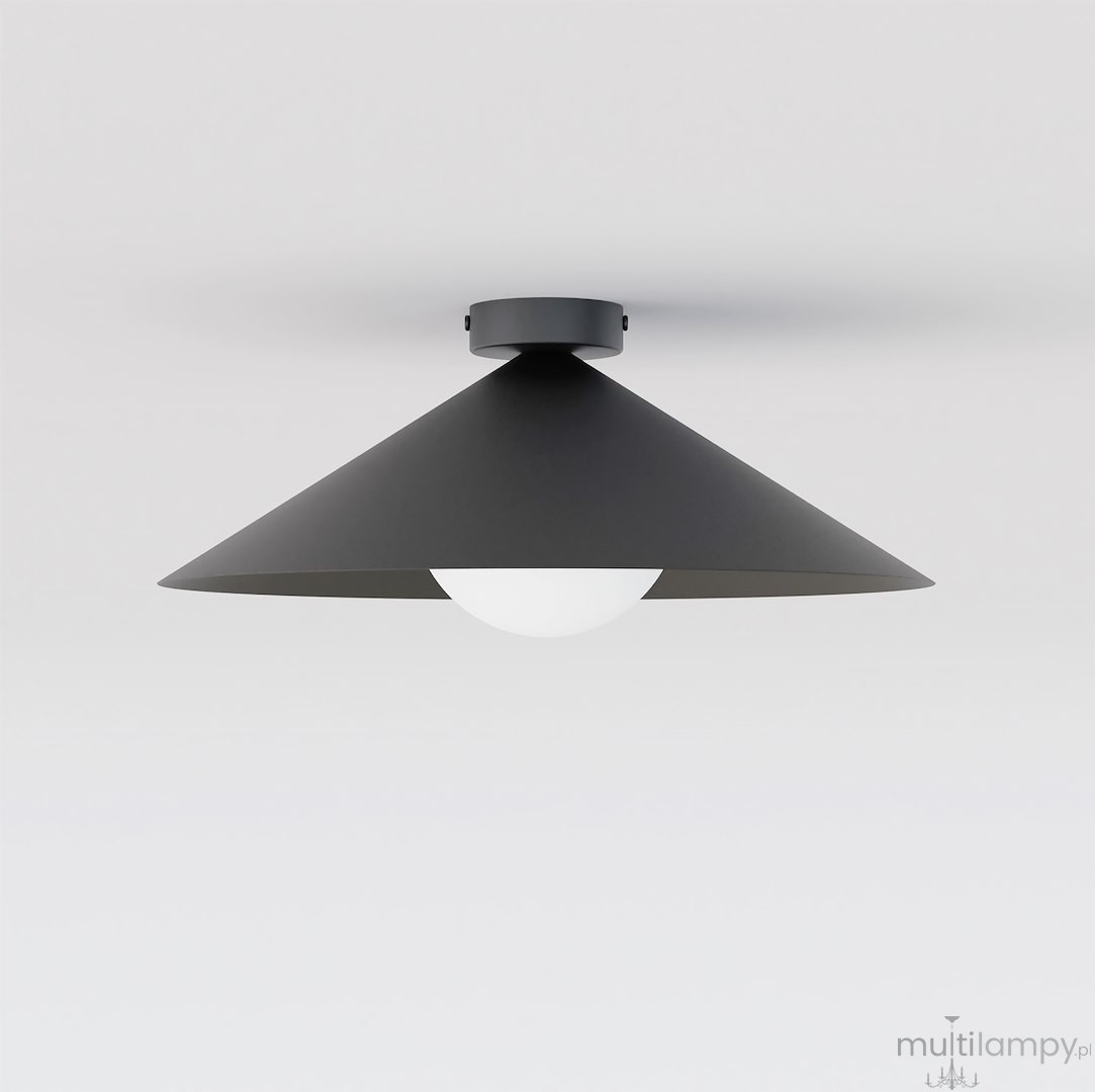 Mono D40 lampa sufitowa 1xE14 czarna/biały 1717/1M