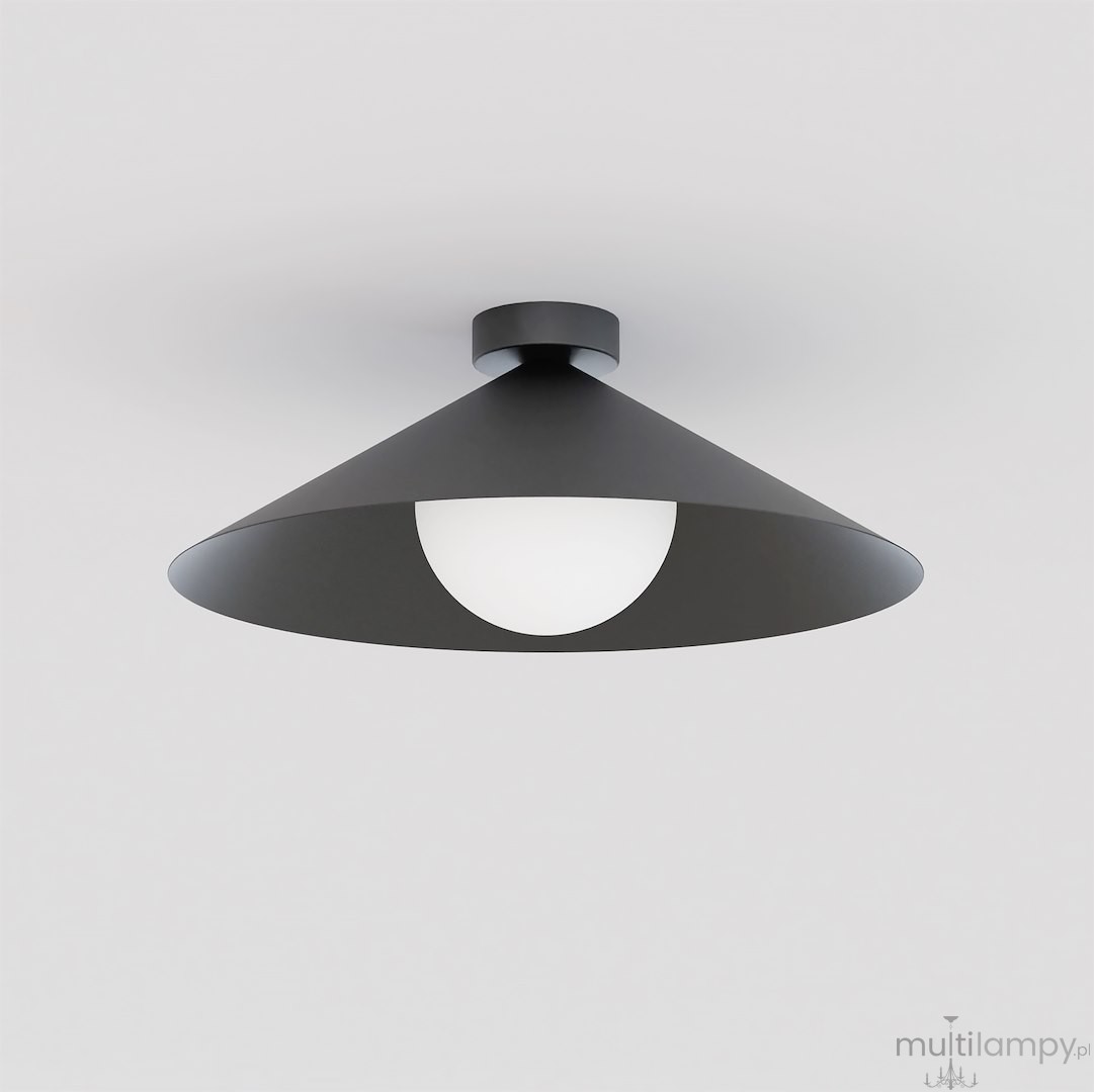Mono D40 lampa sufitowa 1xE14 czarna/biały 1717/1M