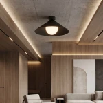 Mono D40 lampa sufitowa 1xE14 czarna/biały 1717/1M