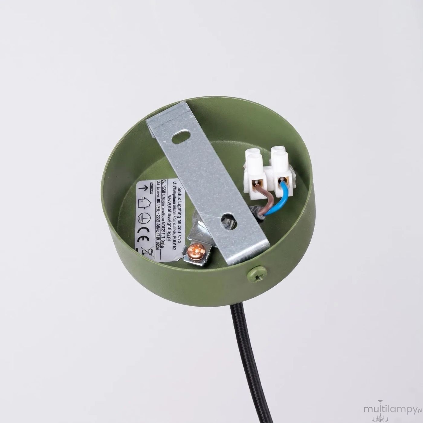 Arche lampa wisząca G9 zielona oliwka SL.2048