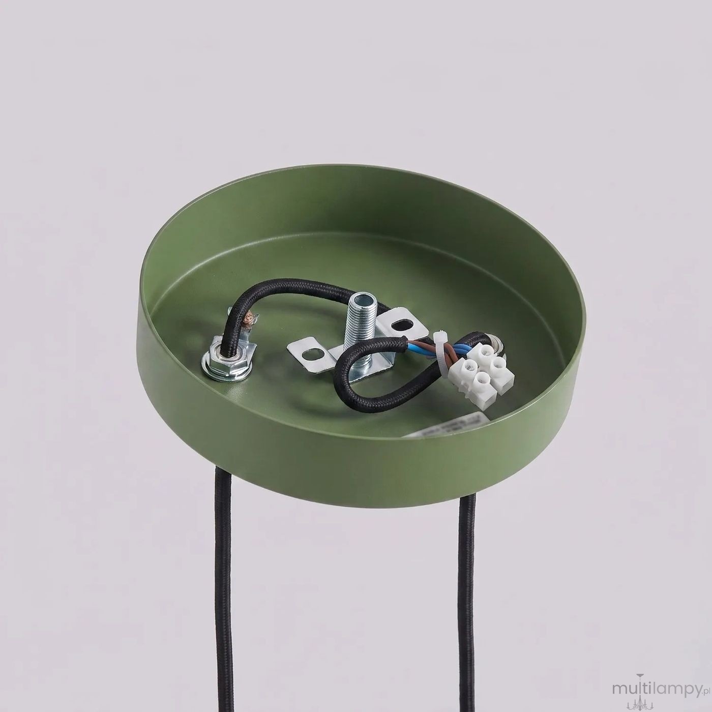 Arche lampa wisząca 2xG9 zielona oliwka SL.2049