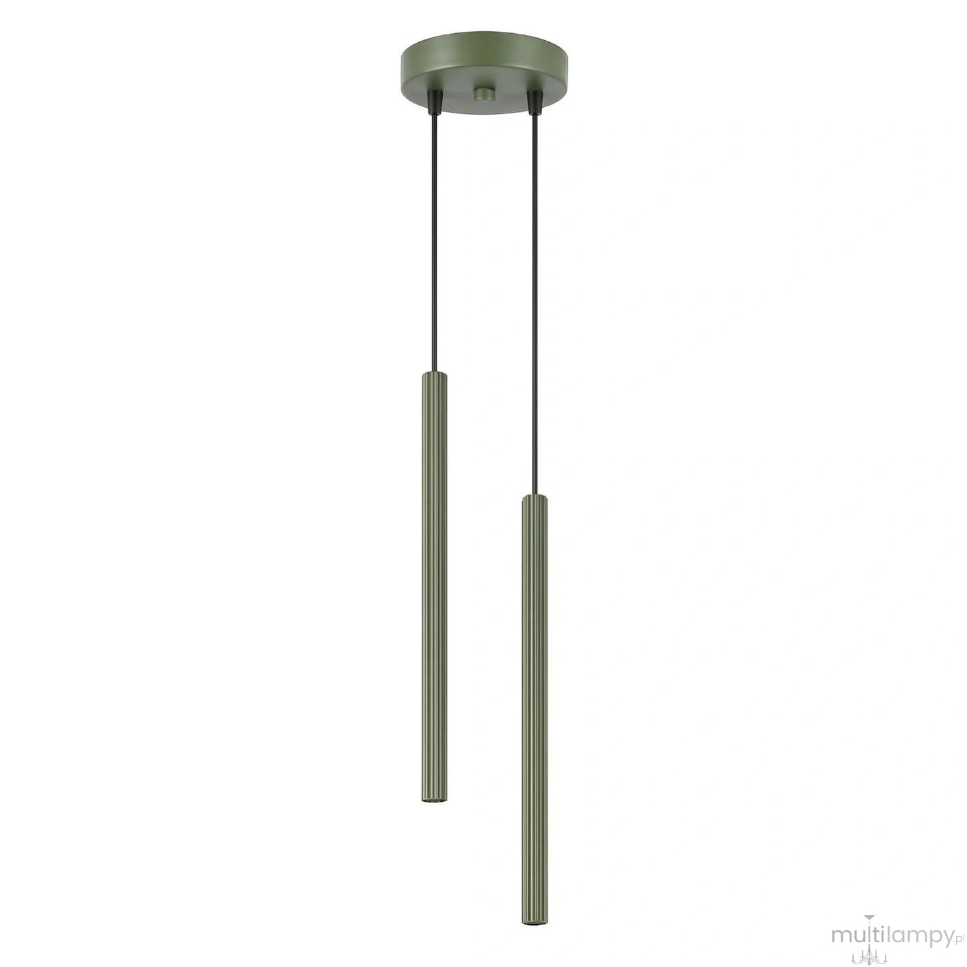 Arche lampa wisząca 2xG9 zielona oliwka SL.2049
