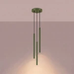 Arche lampa wisząca 3xG9 zielona oliwka SL.2050