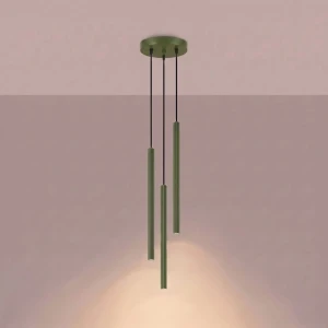 Arche lampa wisząca 3xG9 zielona oliwka SL.2050