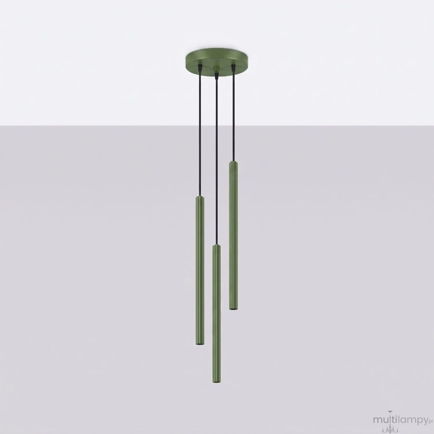 Arche lampa wisząca 3xG9 zielona oliwka SL.2050