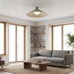 Mono D50 lampa sufitowa 1xE14 mokka/biały 1719/1L