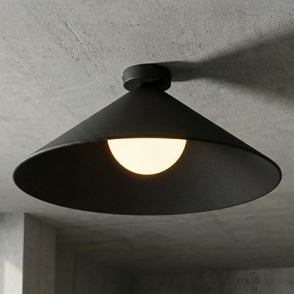 Mono D50 lampa sufitowa 1xE14 czarna/biały 1717/1L