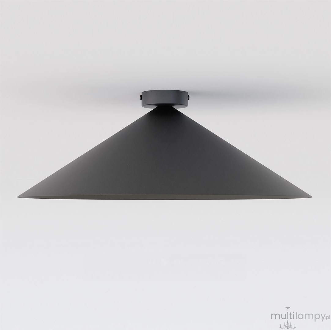 Mono D50 lampa sufitowa 1xE14 czarna/grafit 1716/1L