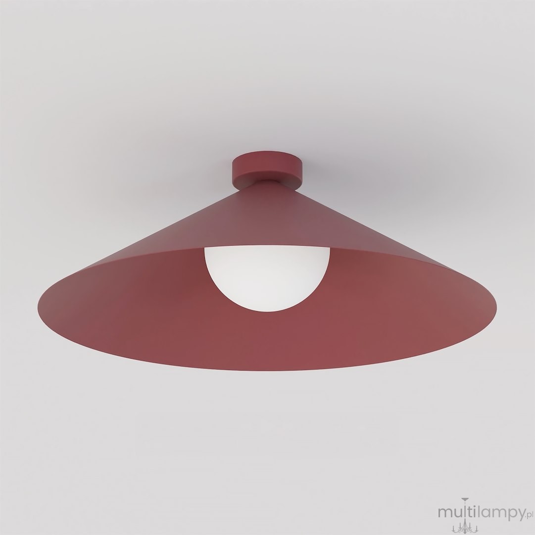 Mono D50 lampa sufitowa 1xE14 burgund/biały 1720/1L