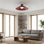 Mono D50 lampa sufitowa 1xE14 burgund/biały 1720/1L