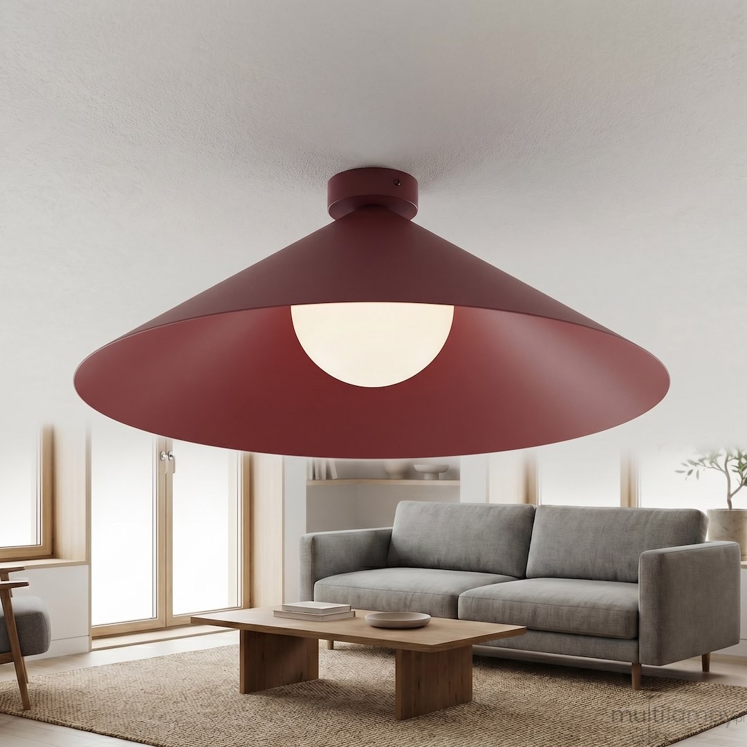 Mono D50 lampa sufitowa 1xE14 burgund/biały 1720/1L