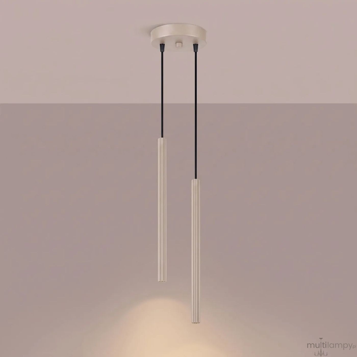 Arche lampa wisząca 2xG9 taupe SL.2037