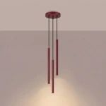 Arche lampa wisząca 3xG9 burgund SL.2044