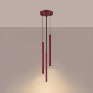 Arche lampa wisząca 3xG9 burgund SL.2044