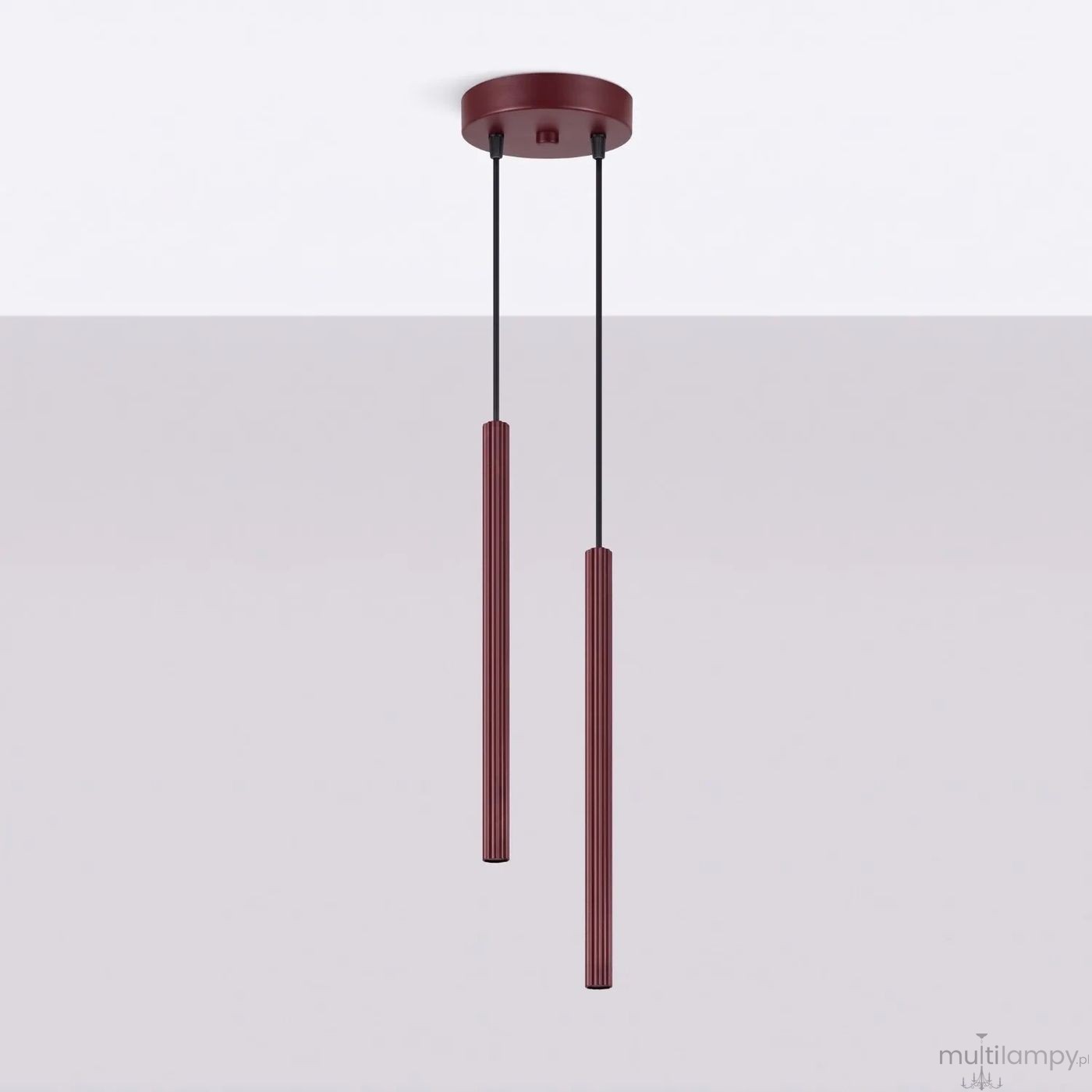 Arche lampa wisząca 2xG9 burgund SL.2043