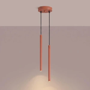 Arche lampa wisząca 2xG9 ochra czerwona SL.2040