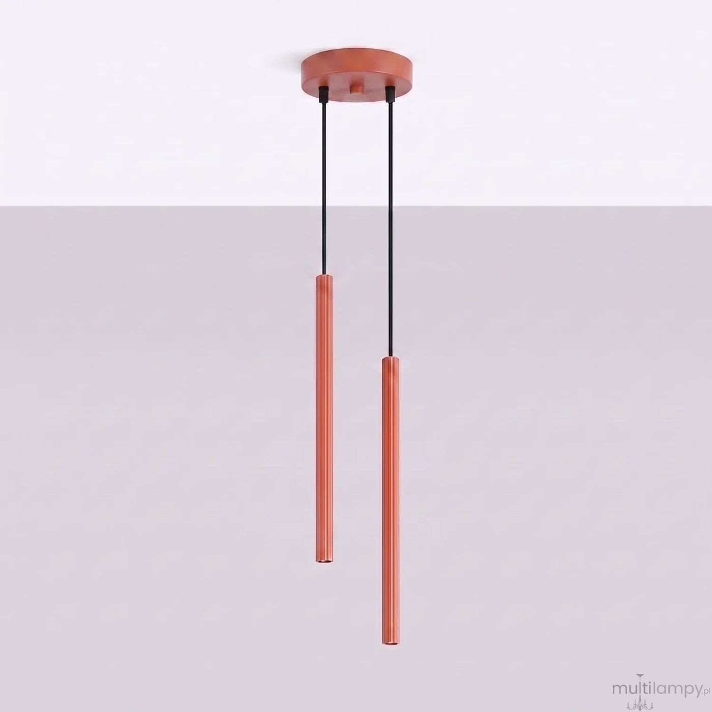 Arche lampa wisząca 2xG9 ochra czerwona SL.2040