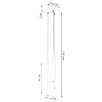 Bliss lampa wisząca 3xG9 czarna SL.1463