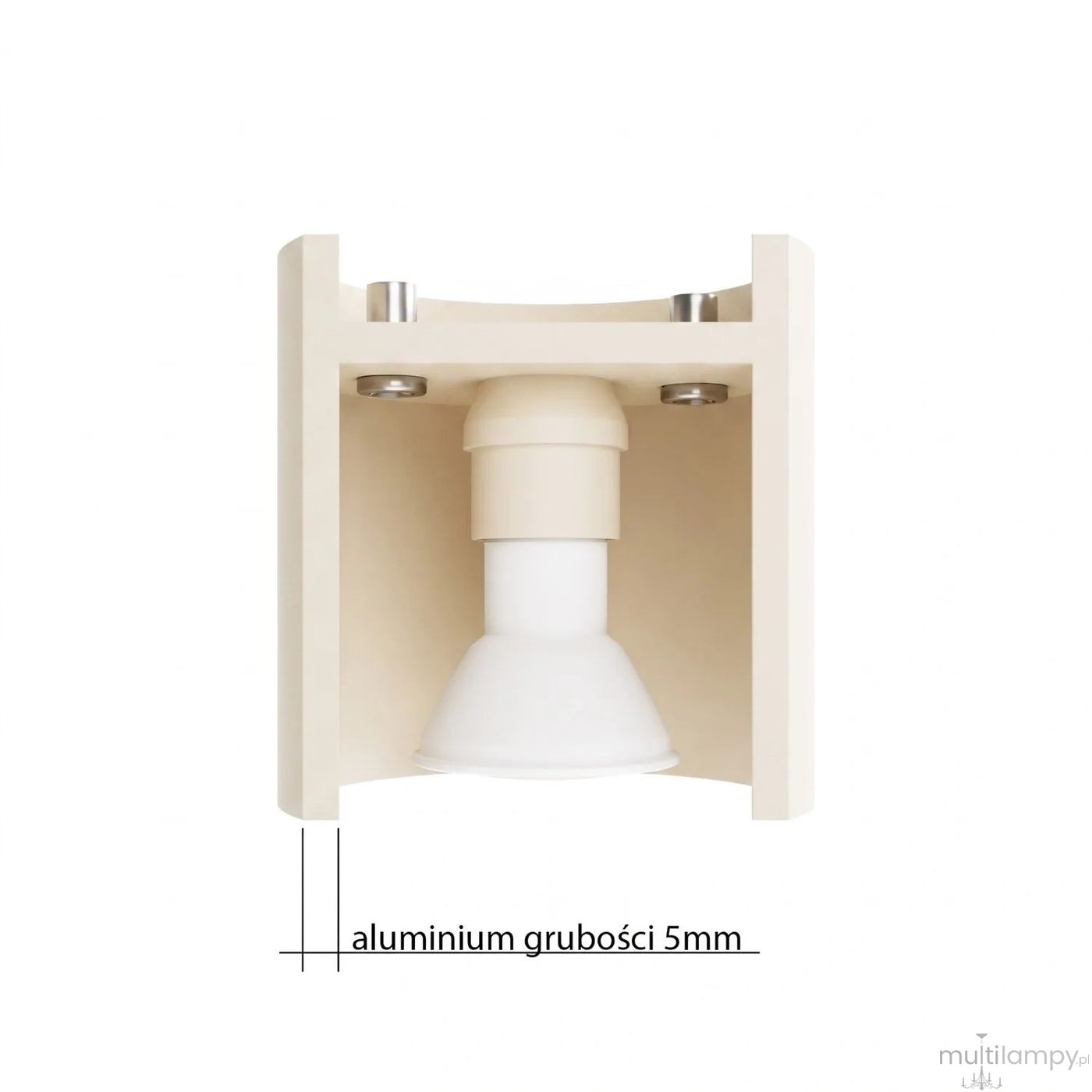 Orbis lampa sufitowa GU10 beżowa SL.2087