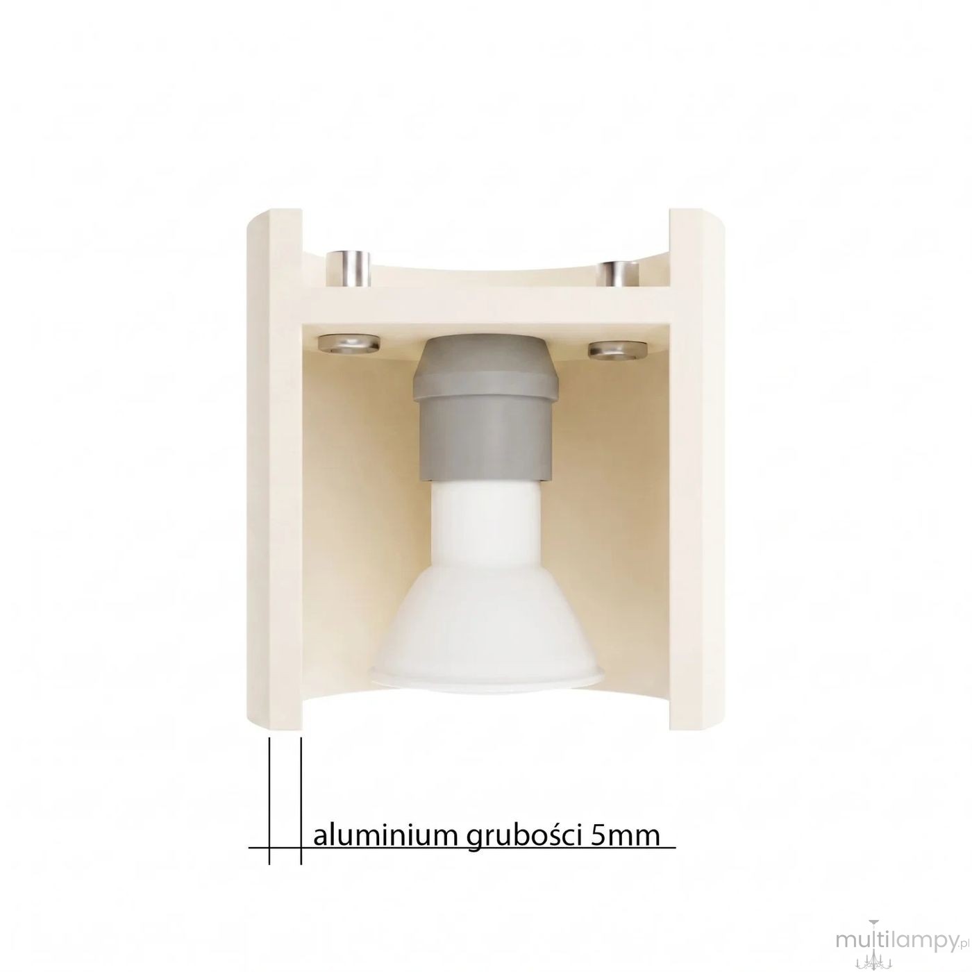 Orbis lampa sufitowa 2xGU10 beżowa SL.2088