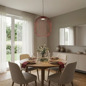 Mantra lampa wisząca 1xGX53 burgund 1700/1