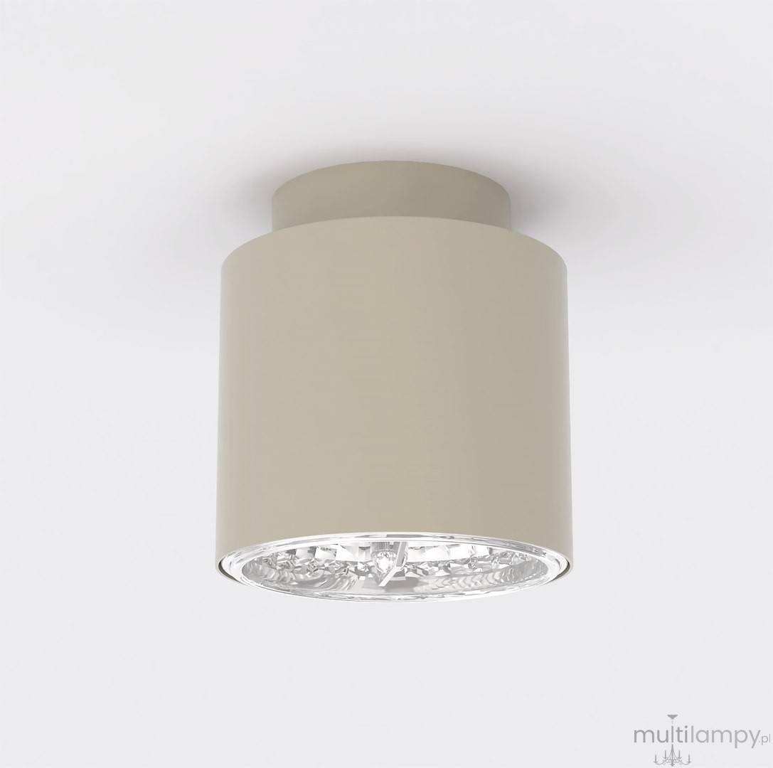 Nano lampa sufitowa 1xGU10 AR111 mokka 1698/1