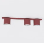 Nano lampa sufitowa 3xGU10 AR 111 burgund 1697/3