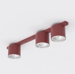 Nano lampa sufitowa 3xGU10 AR 111 burgund 1697/3